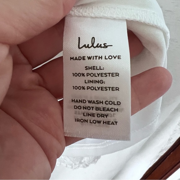 NWT Lulu’s Madina White Sequined One Shoulder Bodycon Dress size Small - Picture 10 of 16